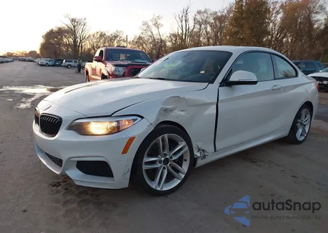2016 BMW 228I xDrive z USA, uszkodzony, nr VIN WBA1G9C57GV726301